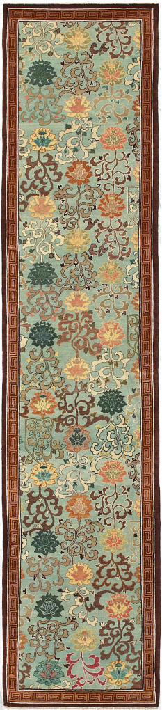 Ковровая дорожка Нинся, размер 92x430 см, ручная работа