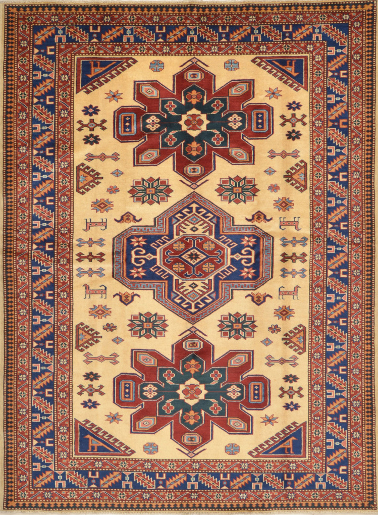 Пакистанский ковер, размер 148x203 см, ручная работа