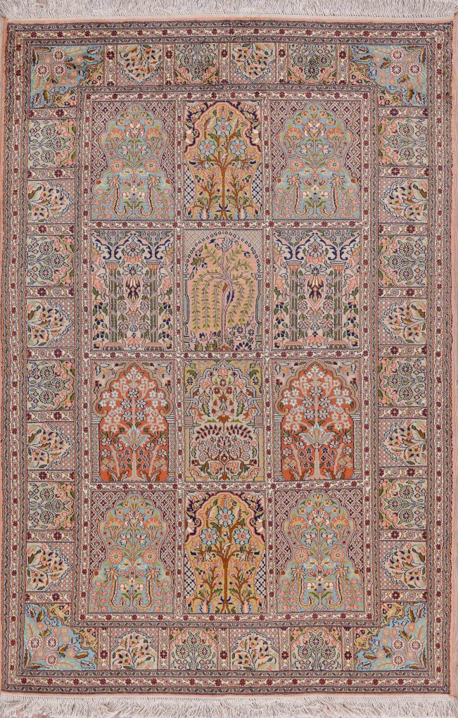 Ковер Бахтияри, размер 122x184 см, ручная работа