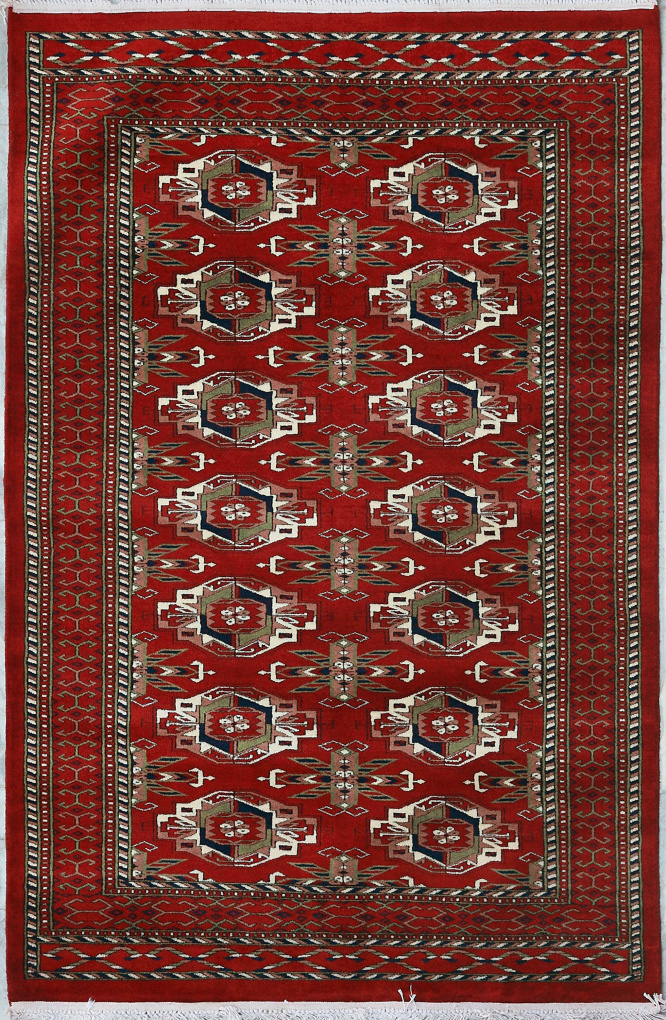 Ахал Теке, размер 124x180 см, ручная работа