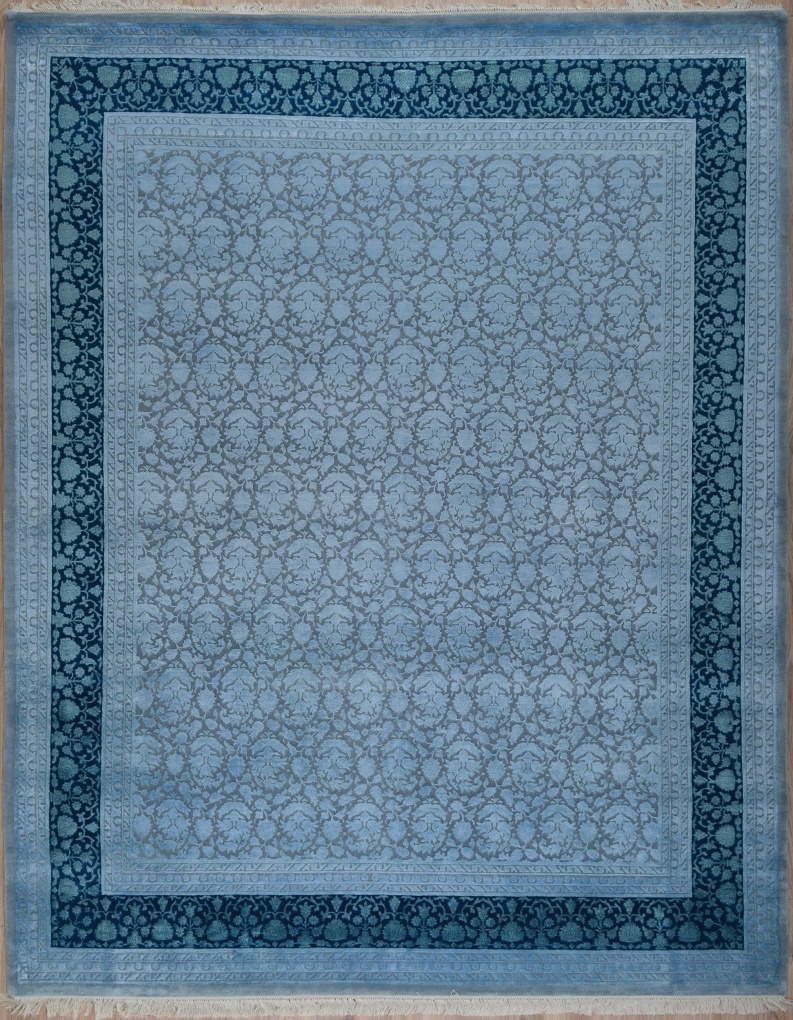 Индийский ковер, размер 242x303 см, ручная работа