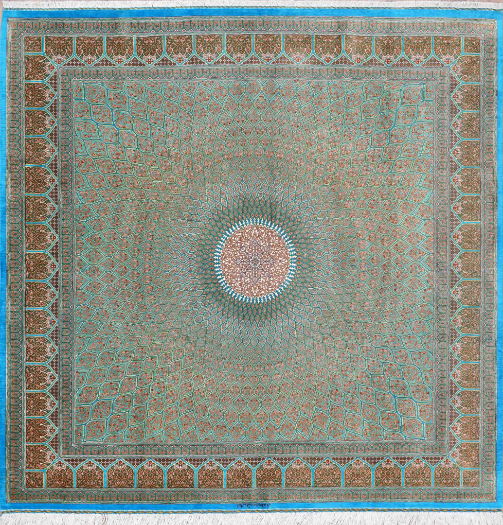 Ковер Кум, размер 198x198 см, 