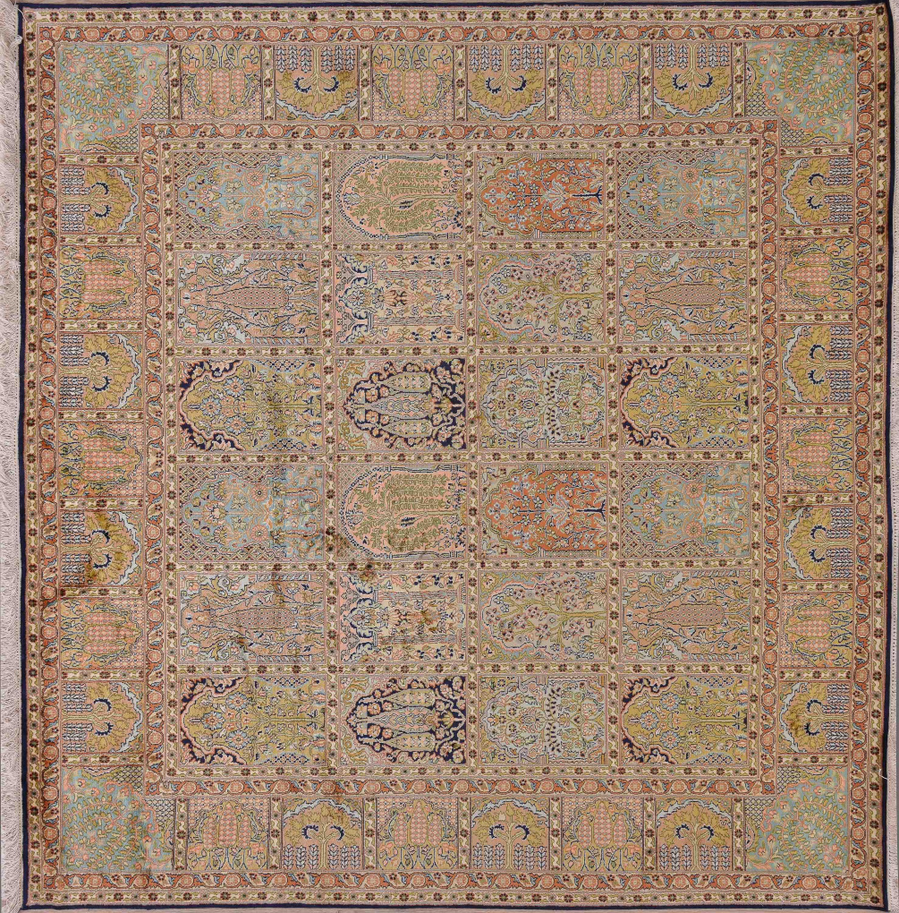 Ковер Бахтияри, размер 210x218 см, ручная работа