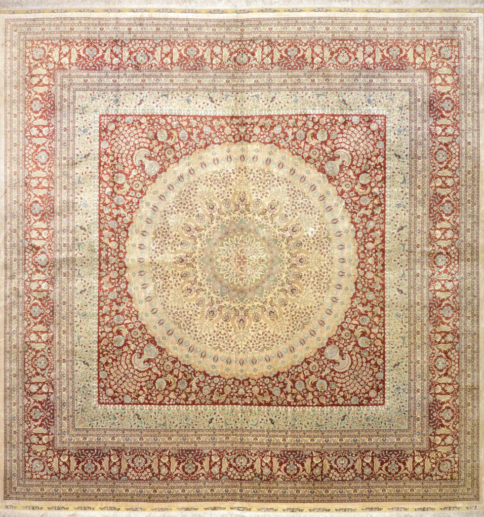 Ковер Хереке, размер 307x315 см, ручная работа