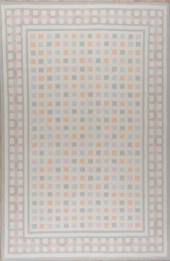 Шелковый килим, размер 181x274 см, ручная работа