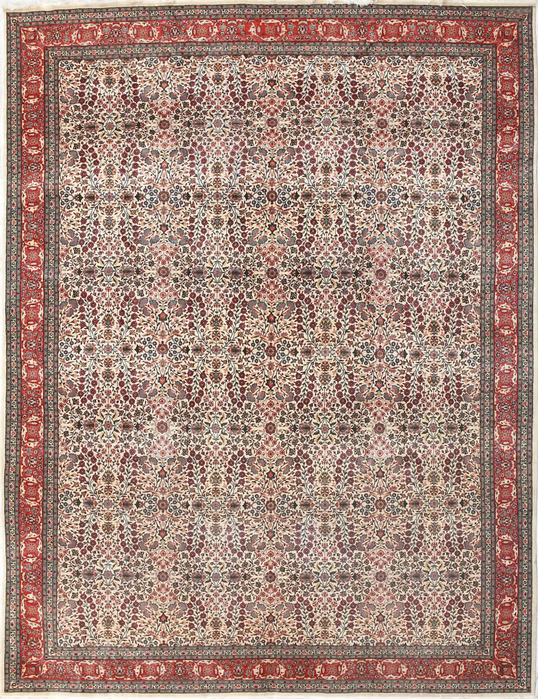 Турецкий шерстяной ковер, размер 305x395 см, ручная работа