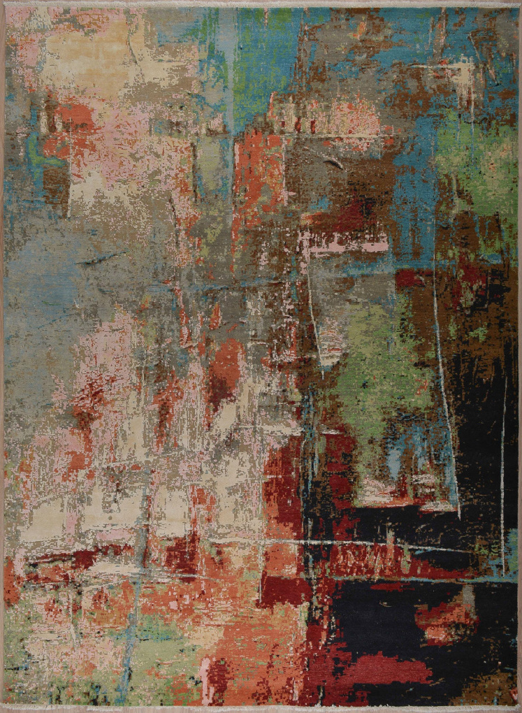 Дизайнерский ковер , размер 243x306 см, ручная работа