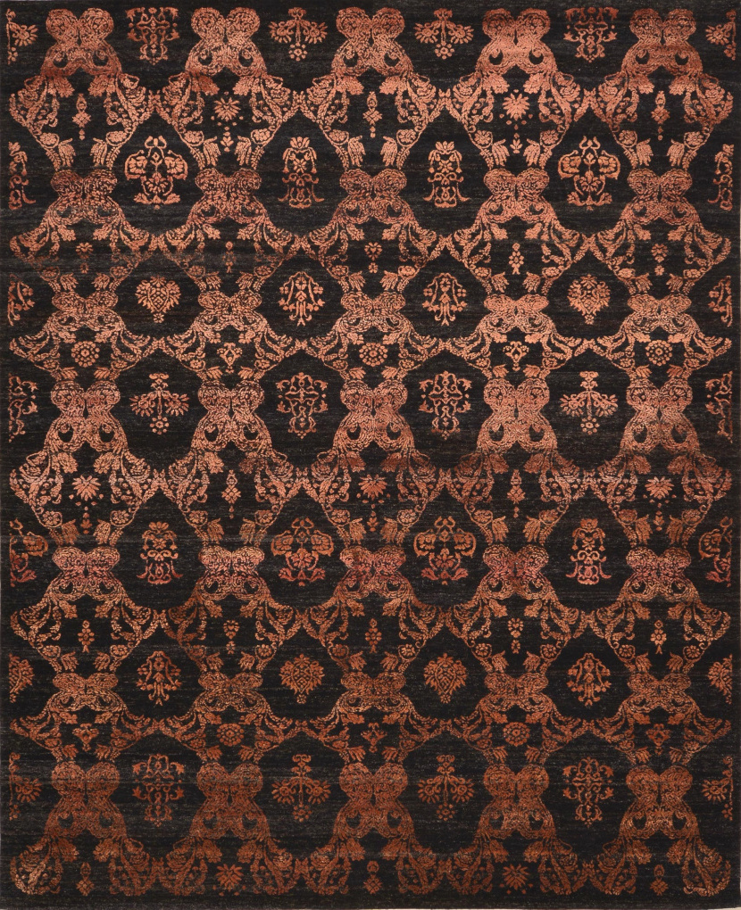 Ковер Дамаск, размер 247x303 см, ручная работа