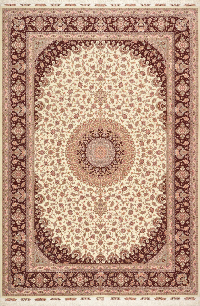 Ковер Исфахан, размер 208x306 см, ручная работа