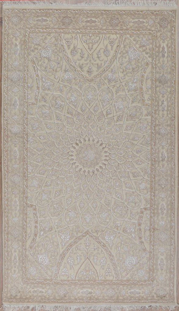 Индийский ковер, размер 90x158 см, ручная работа