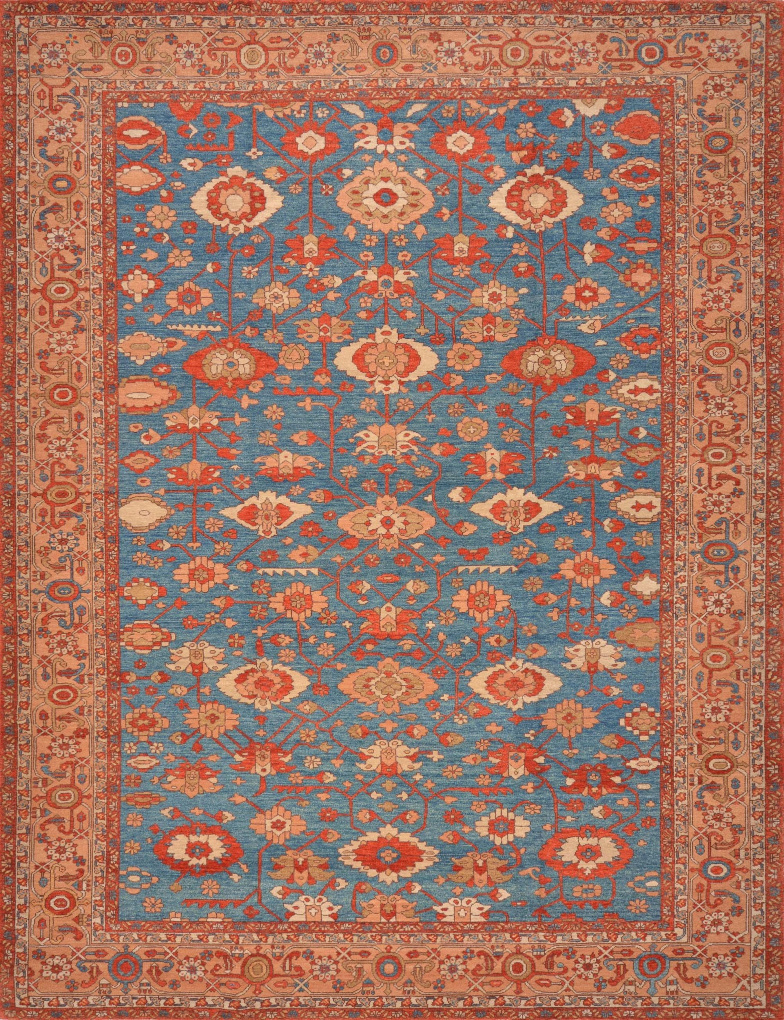 Ковер Султанабад , размер 287x369 см, ручная работа