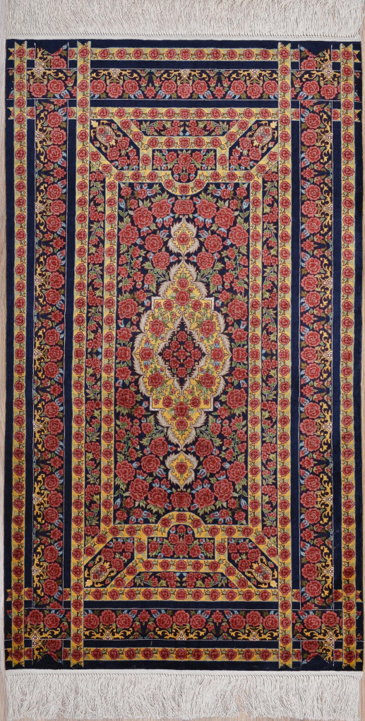 Ковер Хереке, размер 70x124 см, ручная работа