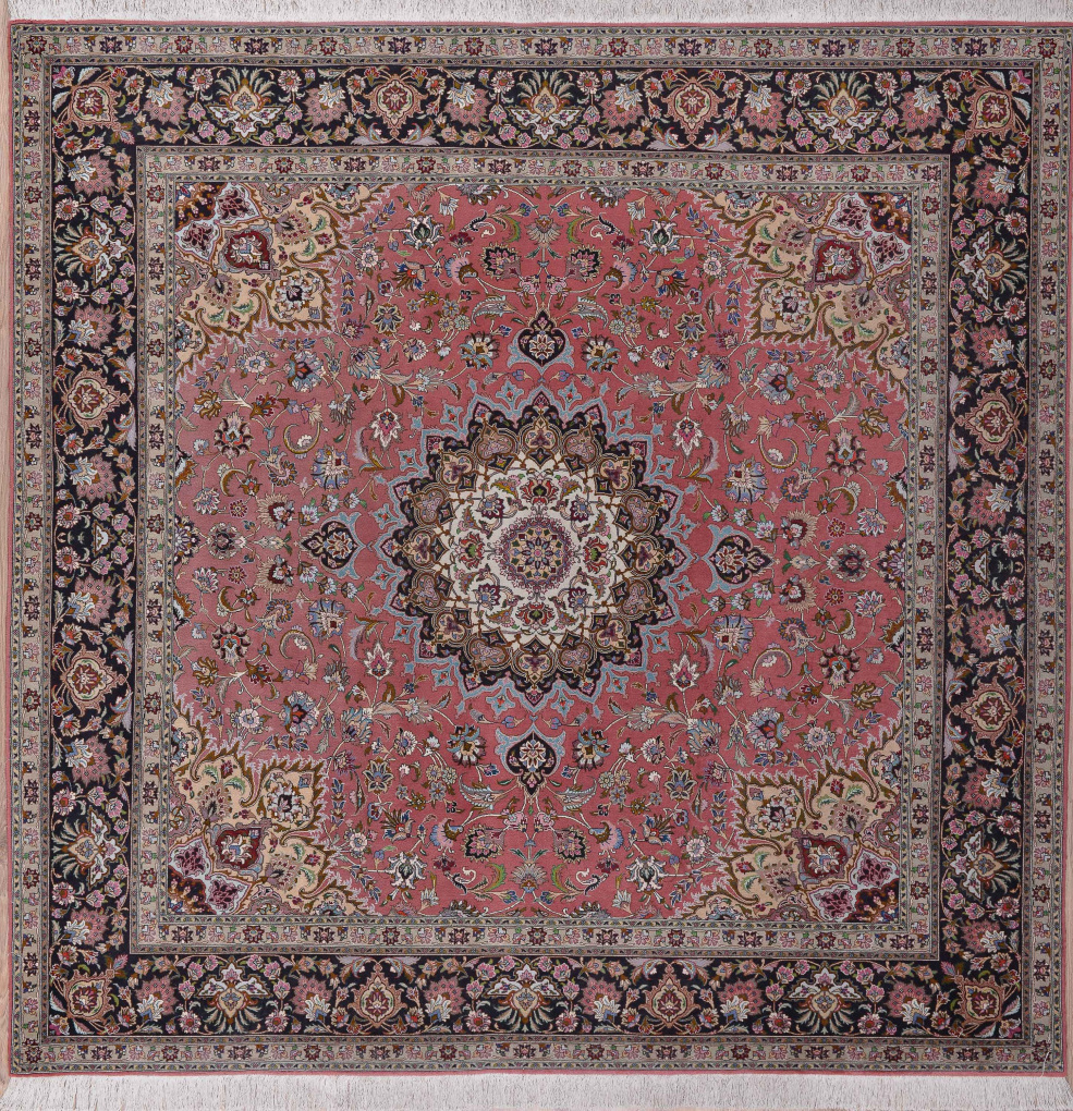 Ковер Табриз, размер 250x250 см, ручная работа