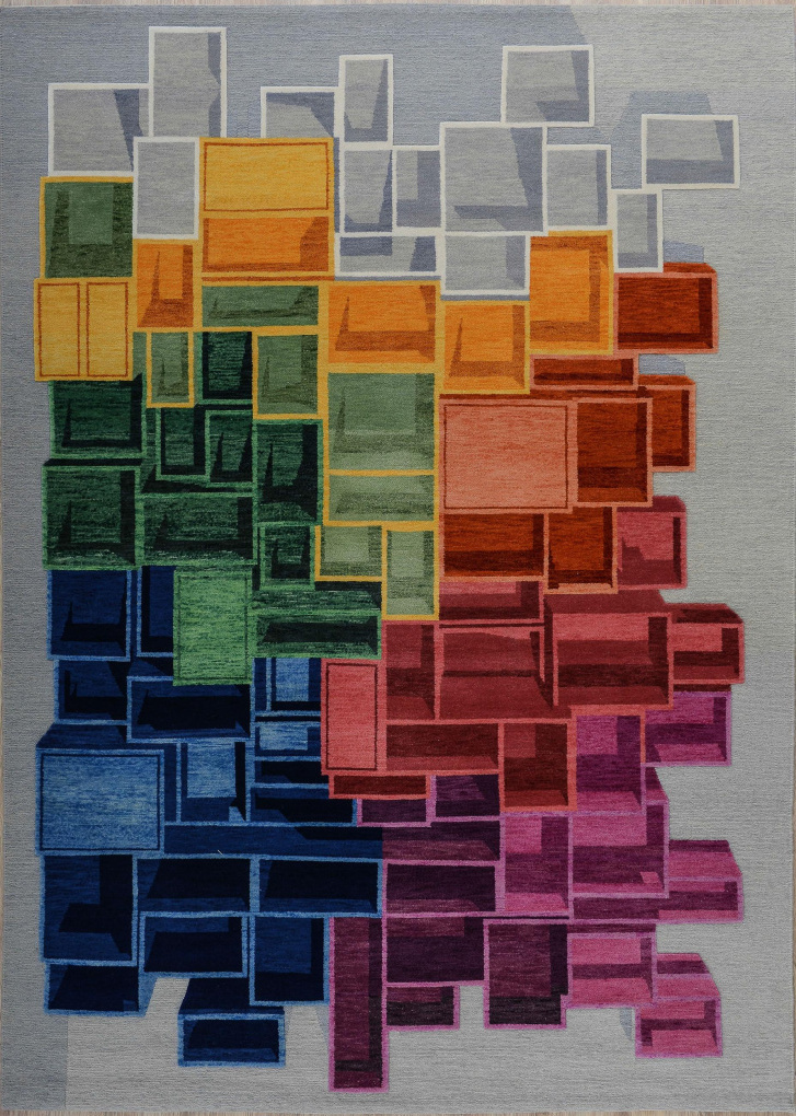 Современный килим, размер 173x242 см, 