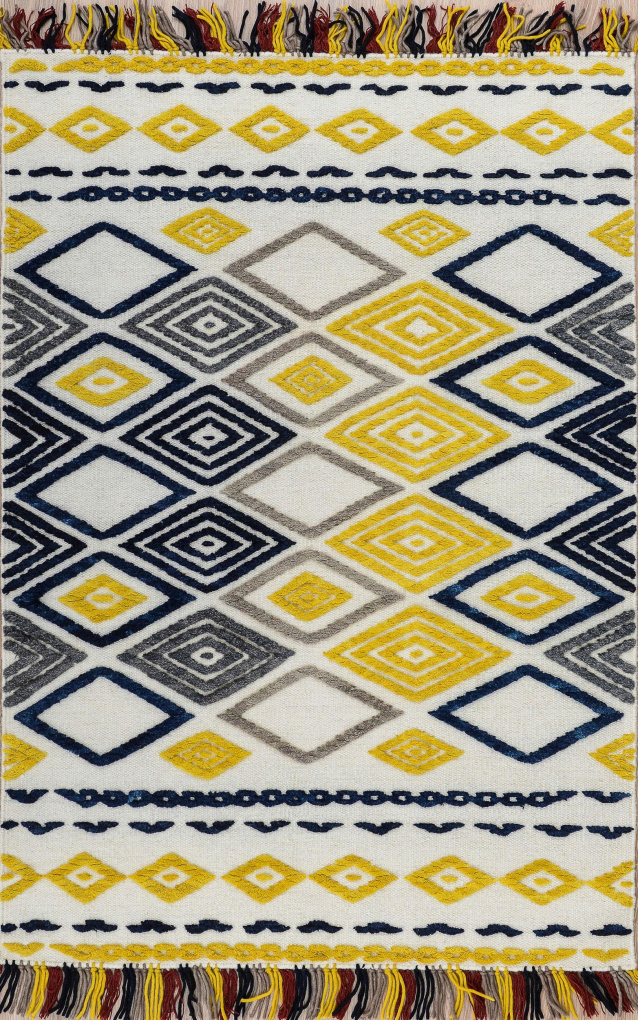 Индийский килим, размер 122x180 см, 